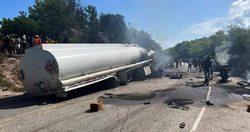 油罐車漏油「瞬間爆炸」26死40傷　目擊者嚇呆：都被炸碎了