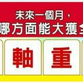 超神準測驗~‖‖未來一個月，我在哪方面能大獲全勝？