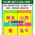 超神準測驗~（我在哪方面可以成為大黑馬？）留言你的黑馬指數。