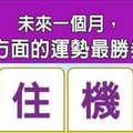 超神測驗~【未來一個月，我在哪方面的運勢最勝券在握？】。留言1688一路發。。