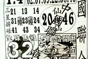 3/17 六合 【鶴仙姑報】參考。內有多張玄機密碼。