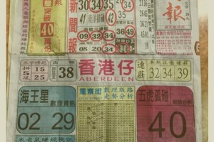 6/20 六合 【中國新聞報，台北港報】。參考。參考。