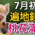 7月初露，遍地錢財，桃花滿林的3大生肖，有你麼？