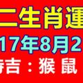 8月21日十二生肖運勢早知道