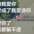 多少句我愛你，最終變成了我愛過你，說不愛你了，連自己都騙不過