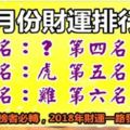 2月份財運排行榜，虎雞狗蛇牛上榜啦！【上榜者必轉，2018年財運一路發！】