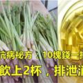 公開抗病秘方:只需幾塊錢一把祛濕排毒,每天飲用2杯,可排洩消脂！平日飲用，有效預防疾病，能增強免疫力。達到有病治病，無病強身的效果。