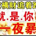 2019年被橫財追著跑，就是你，一夜暴富！