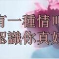 有一種情叫：認識你真好