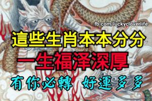 這些生肖本本分分，一生福澤深厚【有你必轉好運多多】