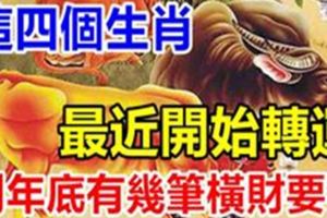 這四個生肖，最近轉運有佛祖保佑，年底有幾筆橫財要發！