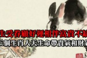 這幾個生肖人好運相伴，富貴不缺，命帶貴氣和財氣