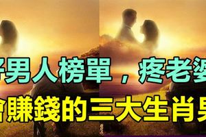 好男人榜單，疼老婆，會賺錢的三大生肖男！