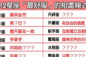 「愛可不可以簡簡單單沒有傷害」讓12星座感到「最舒服」的相處模式！