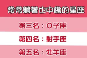 「到底是惹到誰了」常常躺著也中槍的星座！根本說到心坎裡！
