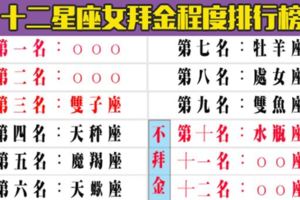 十二星座女真的物質又拜金嗎！台女縱橫，真的每個女人都這麼現實嗎！