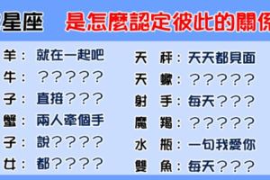「不再是一個人而是兩個人」！12星座是怎麼「認定」彼此之間的關係！