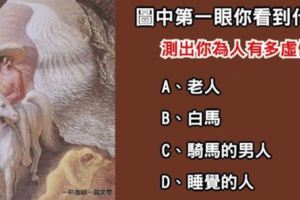 圖中第一眼你看到什麼?測出你為人有多虛偽