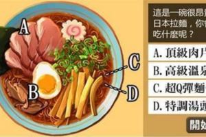心理測試：你會先吃什麼？測你天生靠什麼吃飯