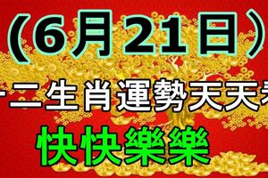 十二生肖運勢天天看！（6月21日）快快樂樂！