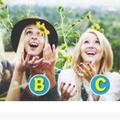 心理測試：4個女人誰內心最快樂？測試你的戀愛智商是幾歲？