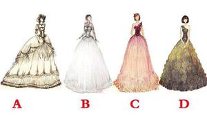 心理測試：4款婚紗中選1款，測試你的婚姻幸福指數