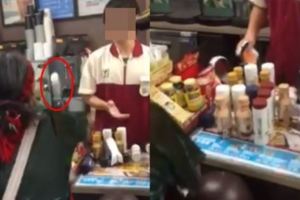 奧客拿一堆東西要店員「5秒結帳」婦人竟還嗆：「沒厲害才做7-11」，接下來的火爆畫面連路人都忍不住大罵！