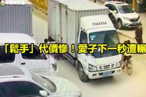 母「鬆手」代價慘！愛子下一秒遭輾斃