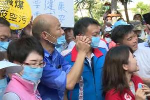 反空污大遊行成韓粉會　三層維安難擋粉絲跟隨