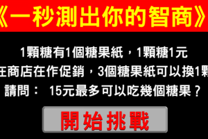 《一秒測出你的智商》你的IQ有多高？ 