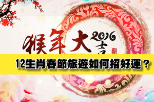 12生肖春節旅遊如何招好運？