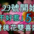 8月29號起，真「不好惹」的5大生肖，有橫財，有桃花，雙喜臨門！