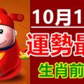 10月16號運勢最旺生肖前三名