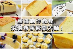 烘焙新手瞬間變大師！美味好吃的（蛋糕）製作教程！