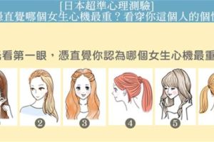 日本超準心理測驗：看穿你這個人的個性！憑直覺選出哪個女生心機最重？