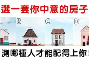 心理測試：選一套你喜歡的房子，測什麼樣的人可以配得上你！