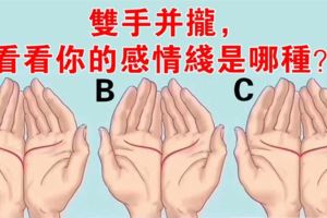 測試：雙手併攏，你和圖中哪種相符？看出你的性格和感情！