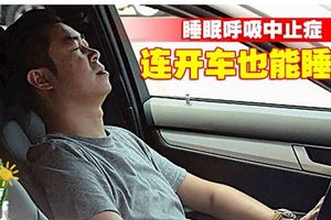 睡眠呼吸中止症連開車也能睡著