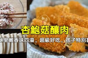 教你杏鮑菇的新做法，外酥裡嫩香味四溢，超級好吃，孩子特別喜歡