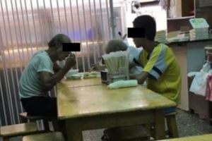 平時撿破爛為生的祖孫吃自助餐！沒想到3人居然遭老闆、顧客聯合「霸凌」此時孫子「一個舉動」讓網友哭慘！