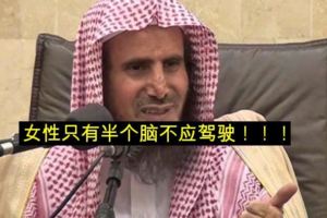 稱女性只有半個腦不應駕駛惹眾怒，沙地教士被禁從事宗教活動！