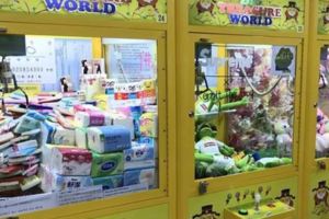 娃娃機店兌幣秀逗狂吐情侶持布袋裝1萬硬幣落跑