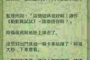 对方车牌号码是？？