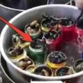 在越南街頭有一種暗黑美食，直接把牠塞進可樂鋁罐裡面煮，看完製作過程還能吃下肚的絕對是勇者！