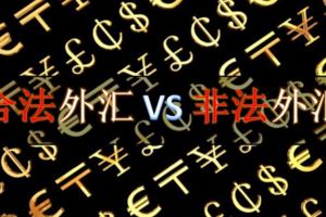 合法外匯VS非法外匯