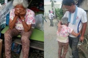 「誰來看都沒有用」無家可歸的阿嬤失聲痛哭，沒想到「這群陌生人的行為」讓網友感動直呼：台灣真的是寶島！