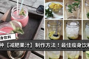 6種【減肥果汁】製作方法！跟著喝，肚腩肯定瘦下來！