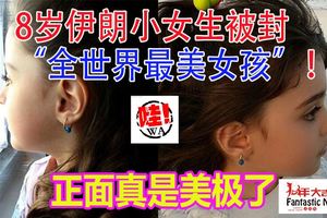 8歲伊朗小女生被封「全世界最美女孩」！美到「上學都會被騷擾」爸爸辭職當保鑣！