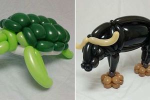 這些出自日本氣球藝術家之手的動物造型氣球，能做得如此神氣活現真的是太絕了！
