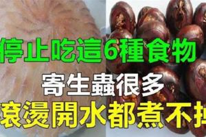 平時常吃的這6種食物，不要再吃了，寄生蟲比較多，開水煮都去不掉